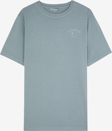 Scalpers T-Shirt 'Breathe Cure' in Grün: Vorderseite