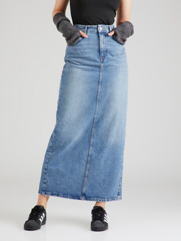 TOPSHOP Skirt in Blue: front