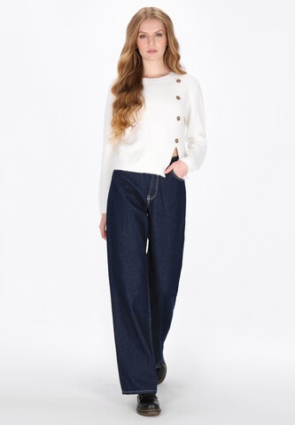 balta DreiMaster Vintage Megztinis