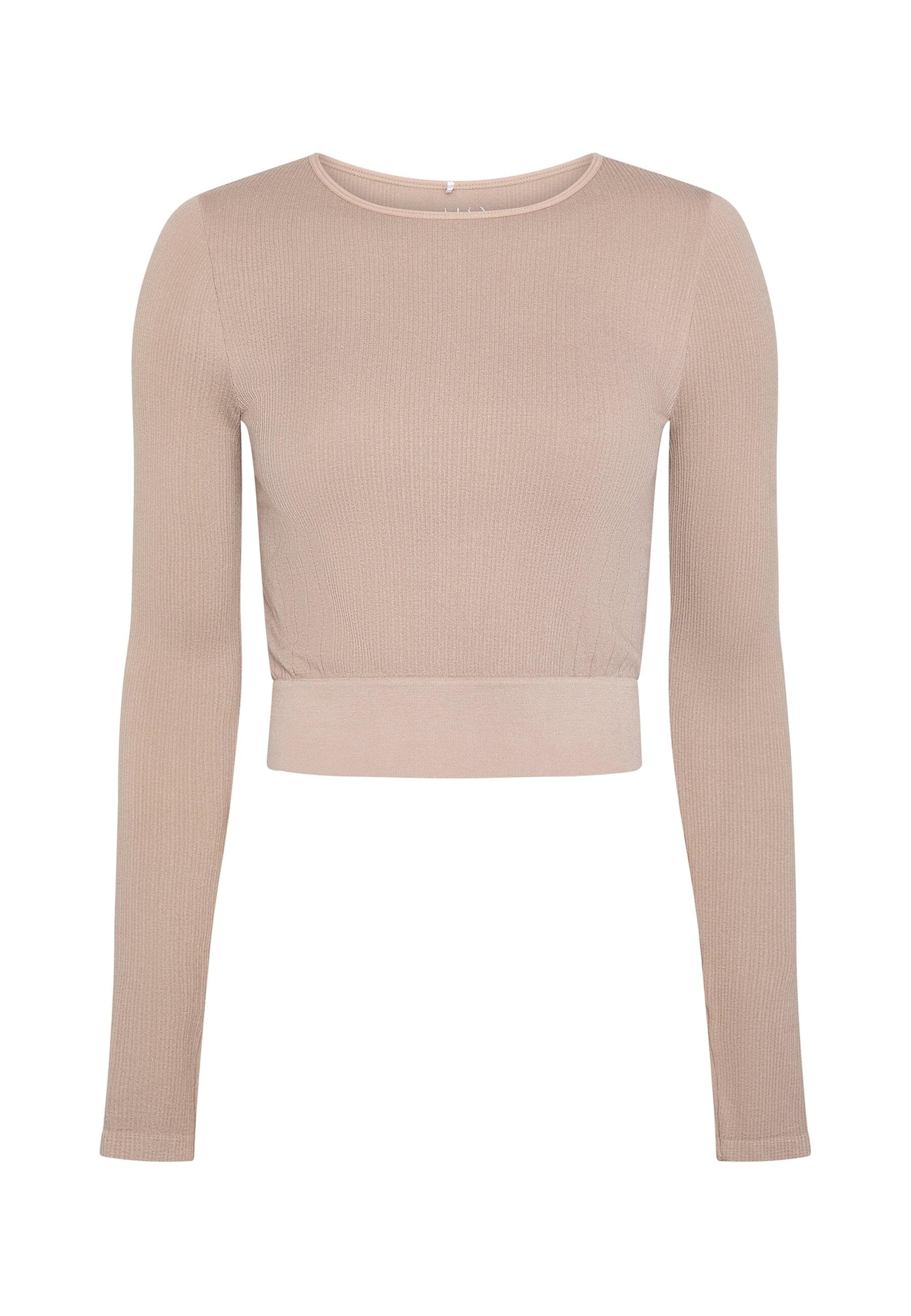 Born Shirt 'Veda' in Beige: Vorderseite