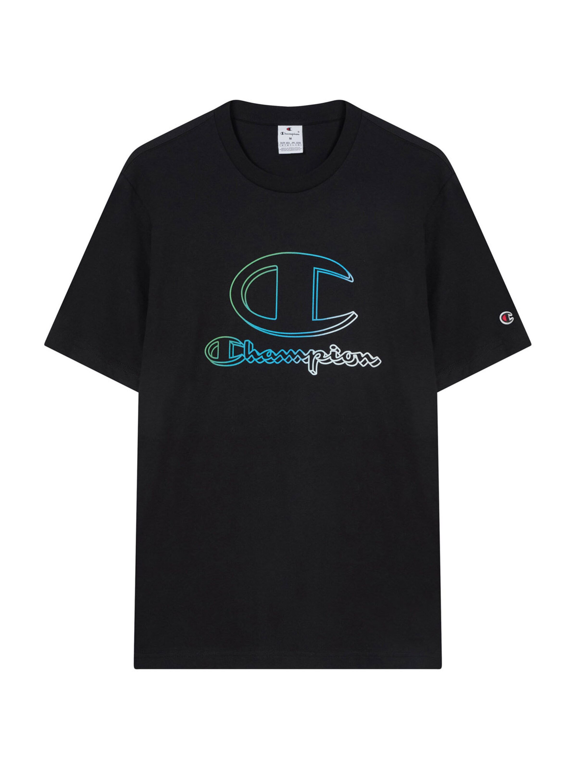 Champion Authentic Athletic Apparel Shirt in Azure / Green / Black / White, Item view