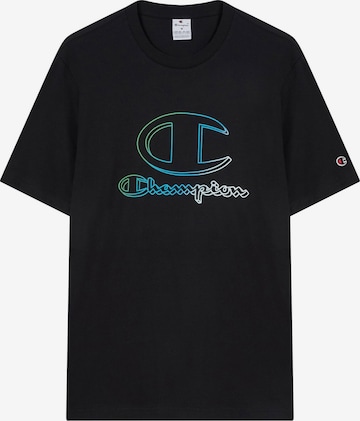 Champion Authentic Athletic Apparel T-Shirt in Schwarz: Vorderseite