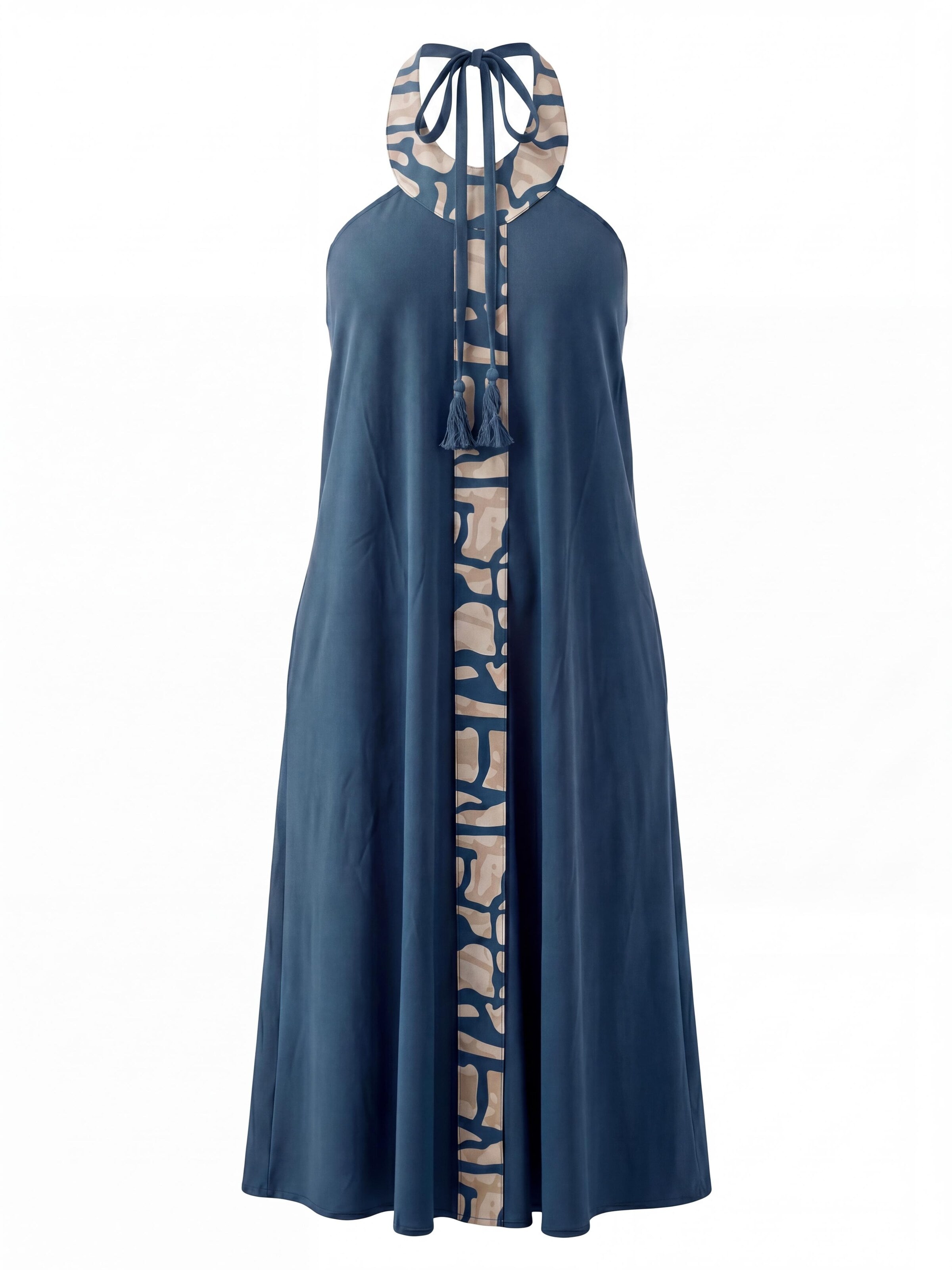 Shop Karey Summer dress 'Natura Maxi Dress' in Blue: front