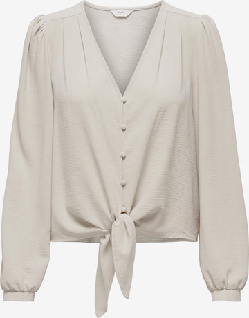 ONLY Blouse 'Mette' in Beige: voorkant