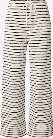 ROXY Wide Leg Housut 'PALMA DE PLAYA' värissä valkoinen: etupuoli