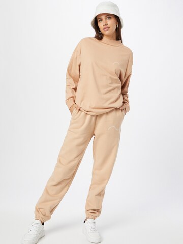 Comfort Studio by Catwalk Junkie Tapered Pants 'EASY GOING' in Beige