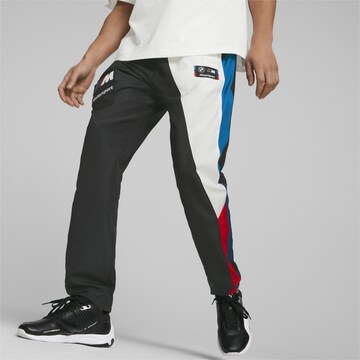 PUMA Tapered Sportbroek 'BMW M' in Zwart