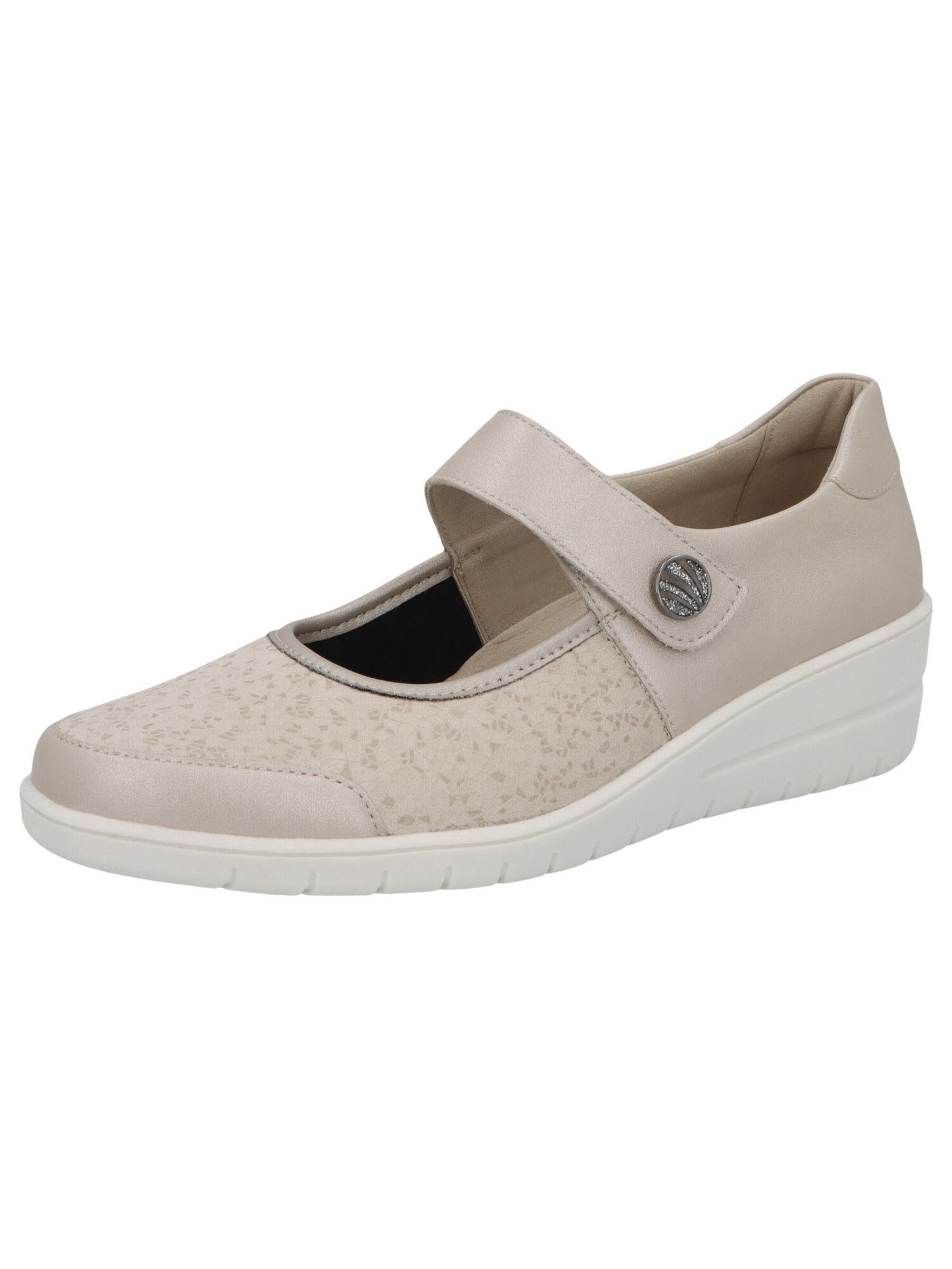 SOLIDUS Ballerina 'Helina' in Beige: Vorderseite
