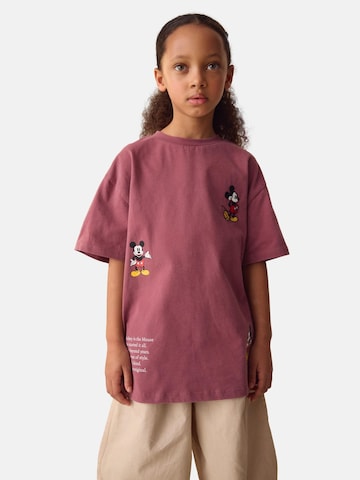 Next T-shirt 'Mickey Mouse' i röd: framsida