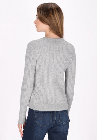 Cardigan DreiMaster Maritim en gris