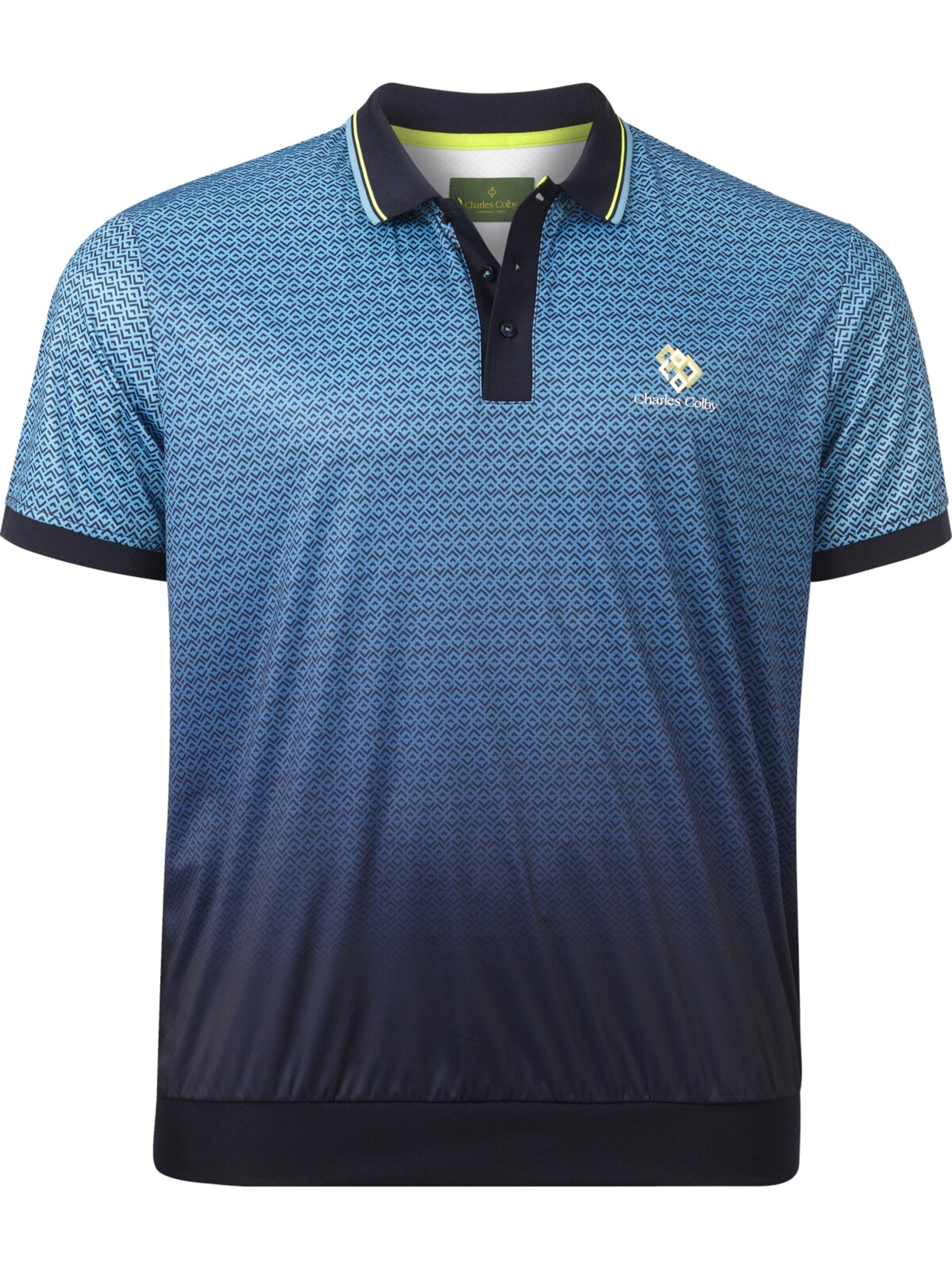 Charles Colby Performance Shirt ' Earl Briccs ' in Blue: front