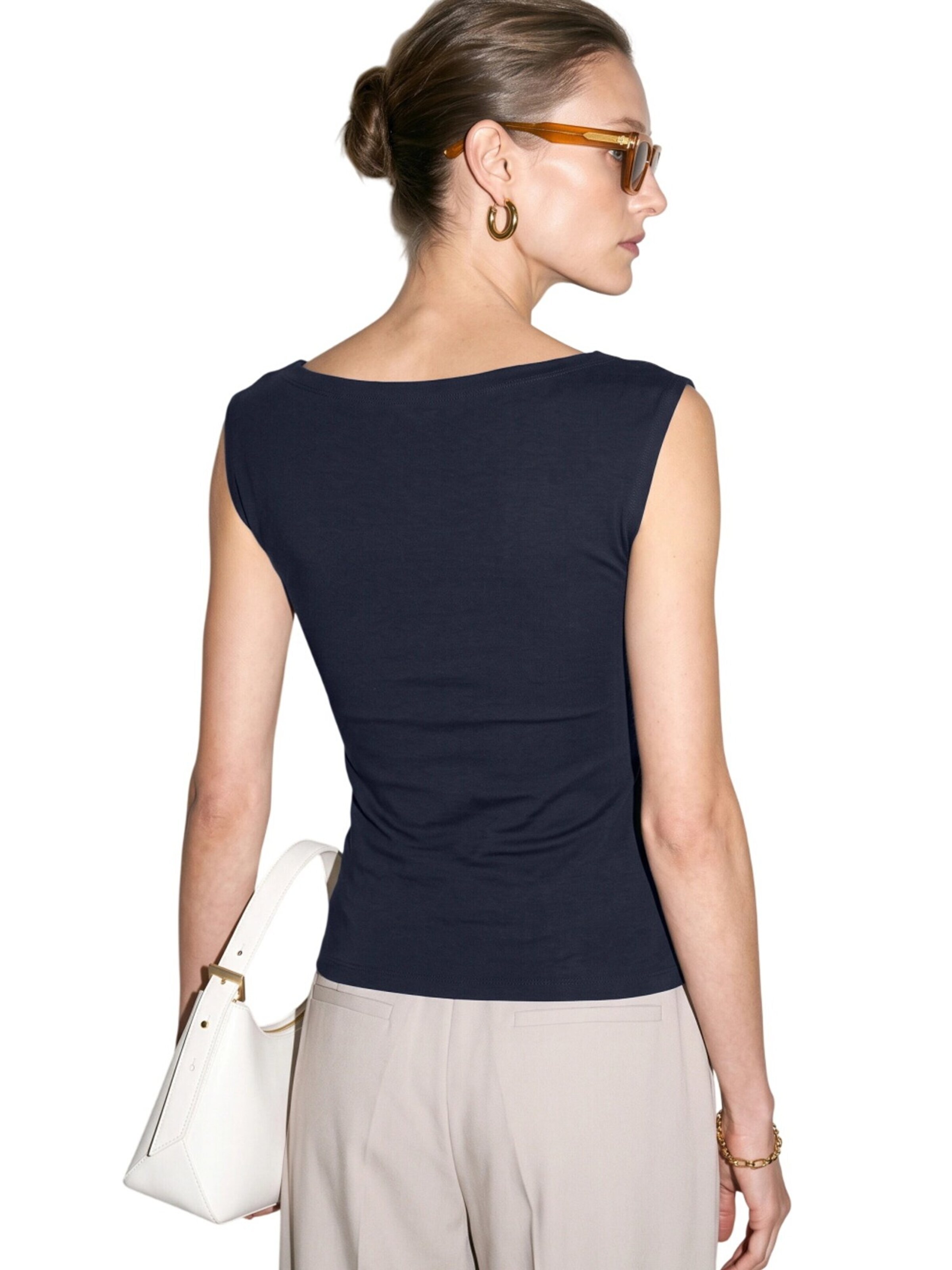 No Matter What Blouse in Blauw