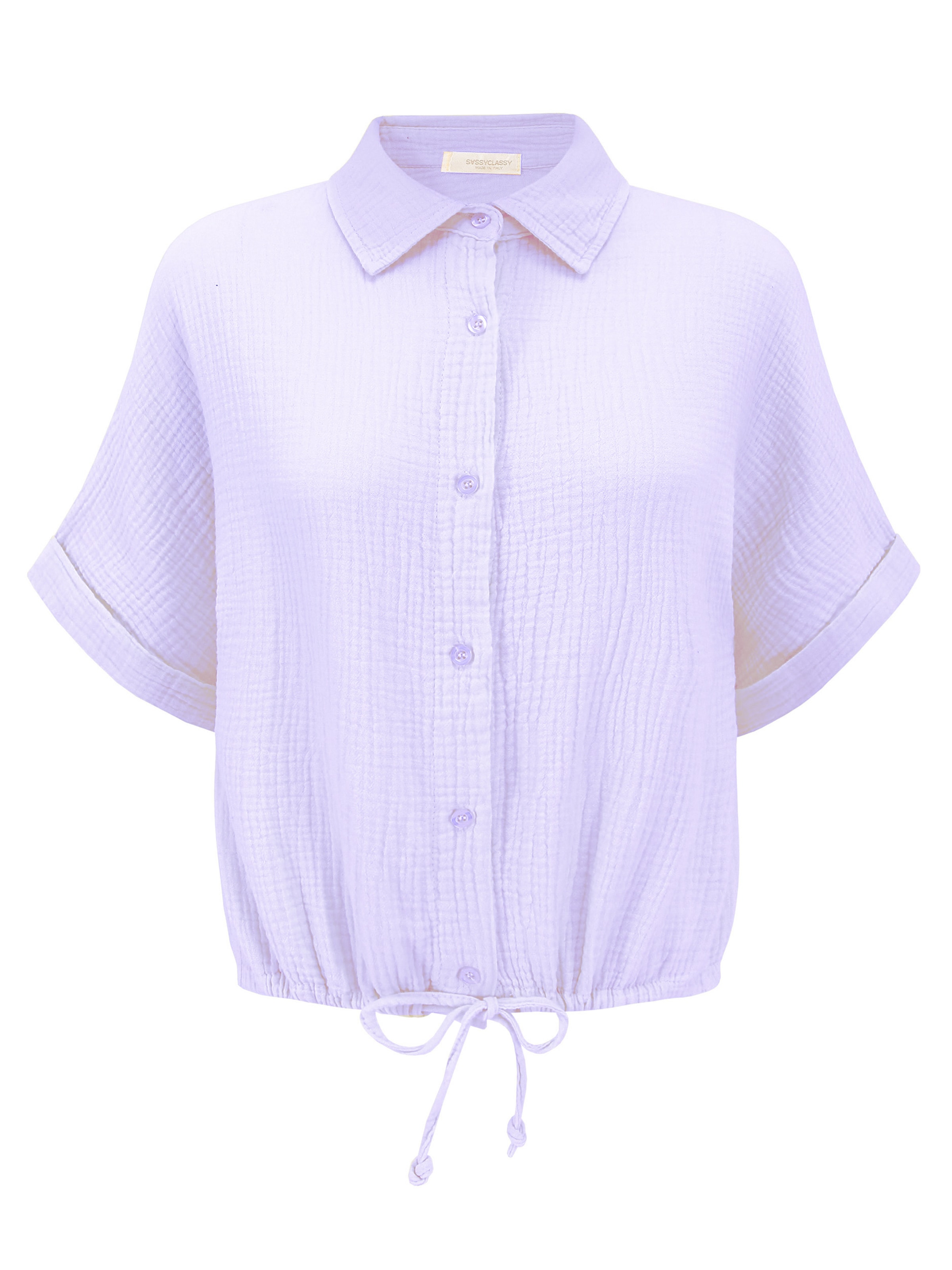 SASSYCLASSY Bluse‌‌‌‌‌‌‌‌ in Lila: Vorderseite