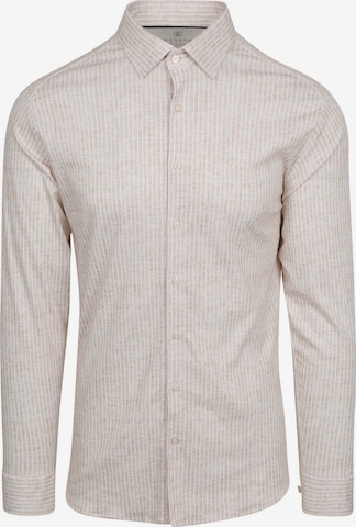 DESOTO Slim Fit Hemd in Beige: Vorderseite