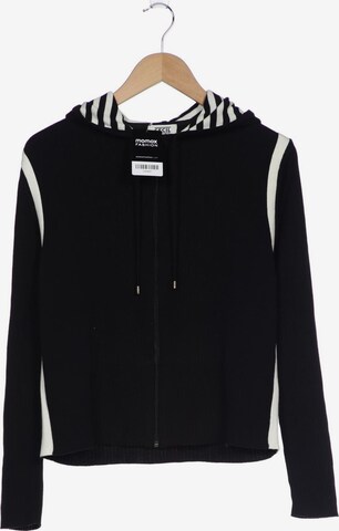 CECIL Sweatshirt & Zip-Up Hoodie in M in Black: front