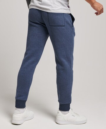 Superdry Tapered Broek in Blauw