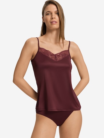 Chemise de nuit 'Lilith' Hanro en marron : devant