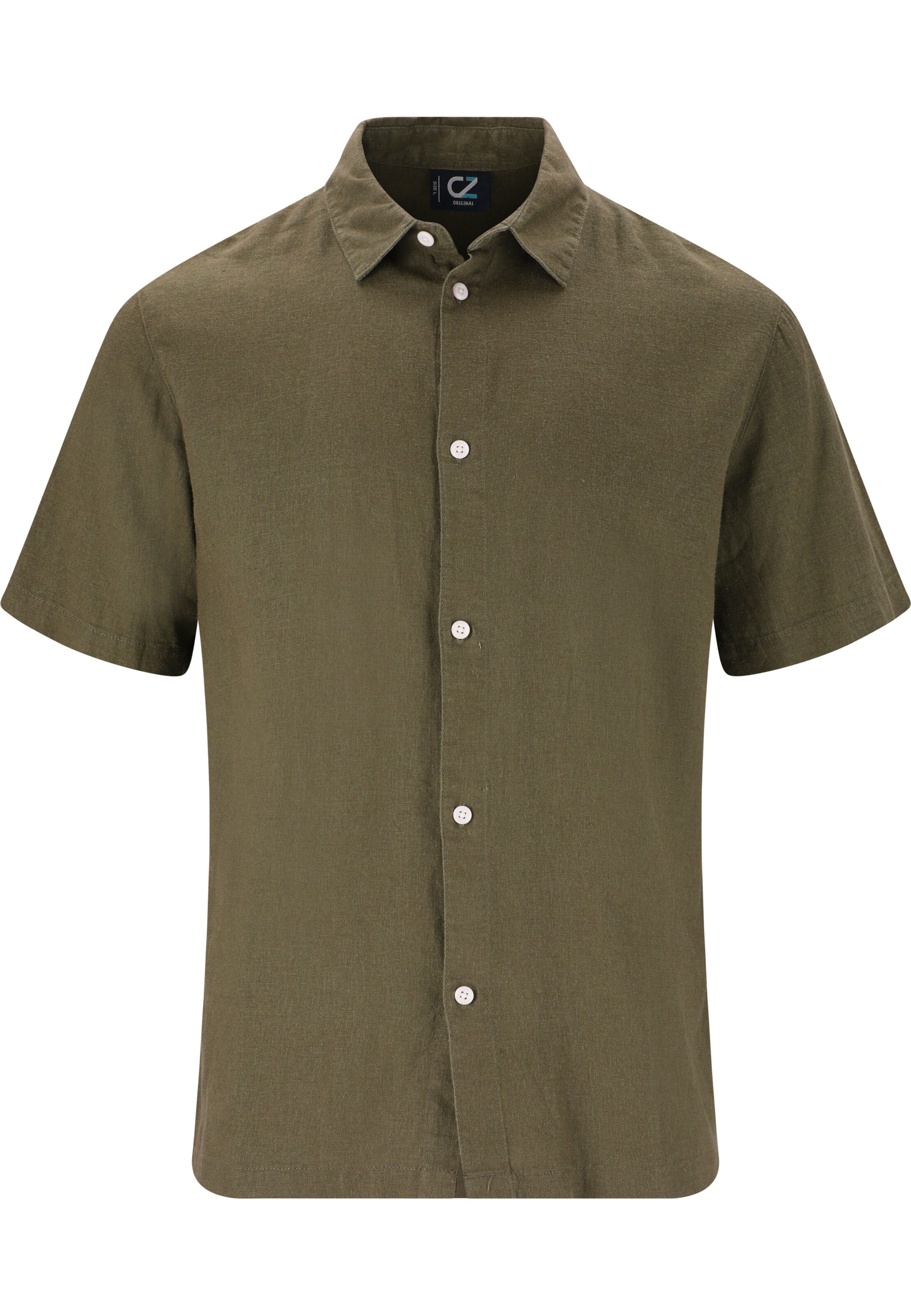 Cruz Button Up Shirt 'Micky' in Green: front