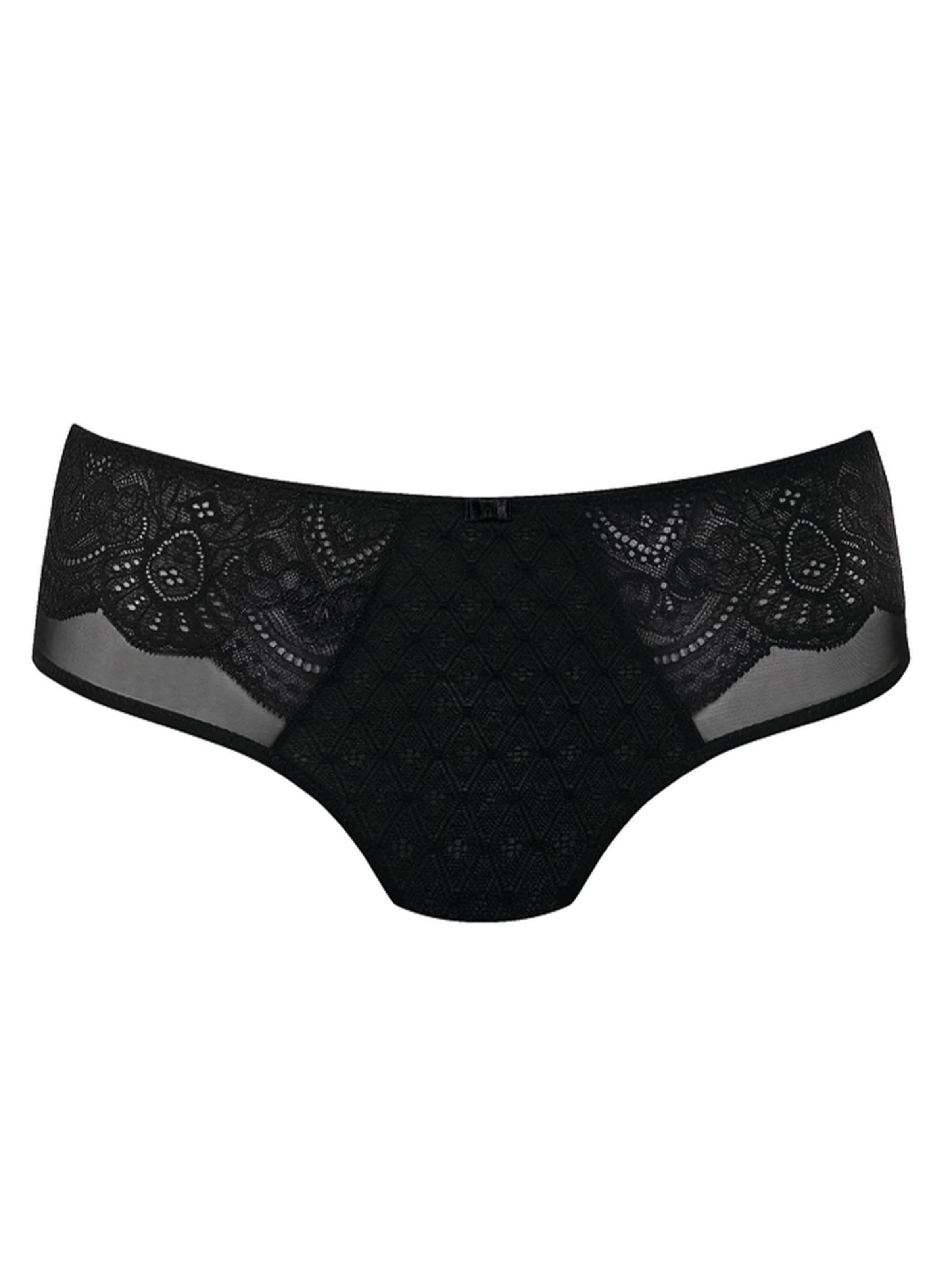 ROSA FAIA Slip 'Selma'‌‌ in Schwarz: Vorderseite