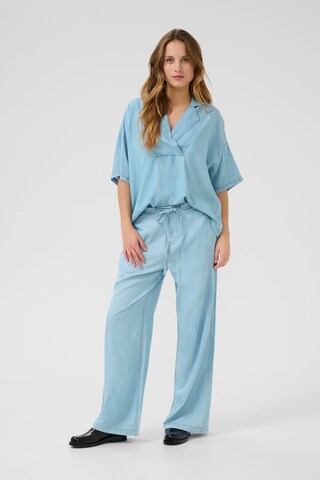 CULTURE Wide leg Jeans 'Citha Aurelia' in Blue
