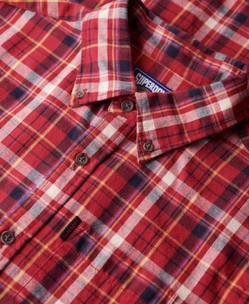 Superdry Regular fit Overhemd in Rood