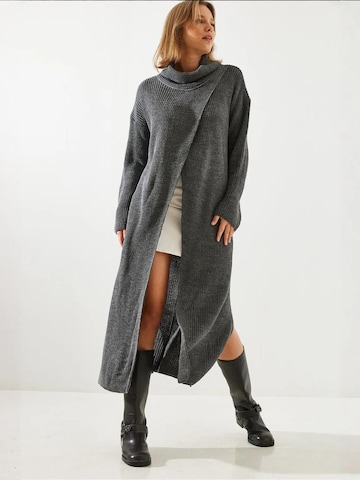 Bianco Lucci Knit dress in Grey