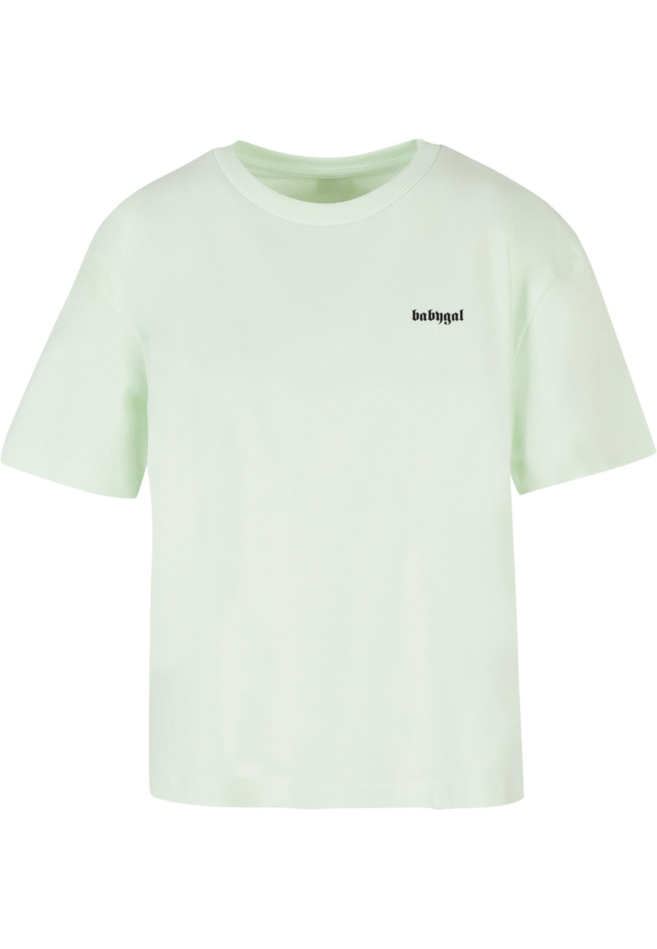 T-shirt 'Babygal' Mister Tee en vert : devant