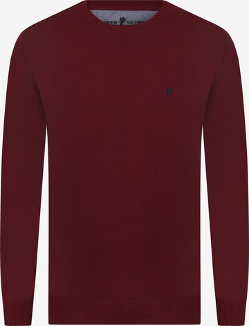 DENIM CULTURE Pullover 'NARCISO' in Rot: predná strana