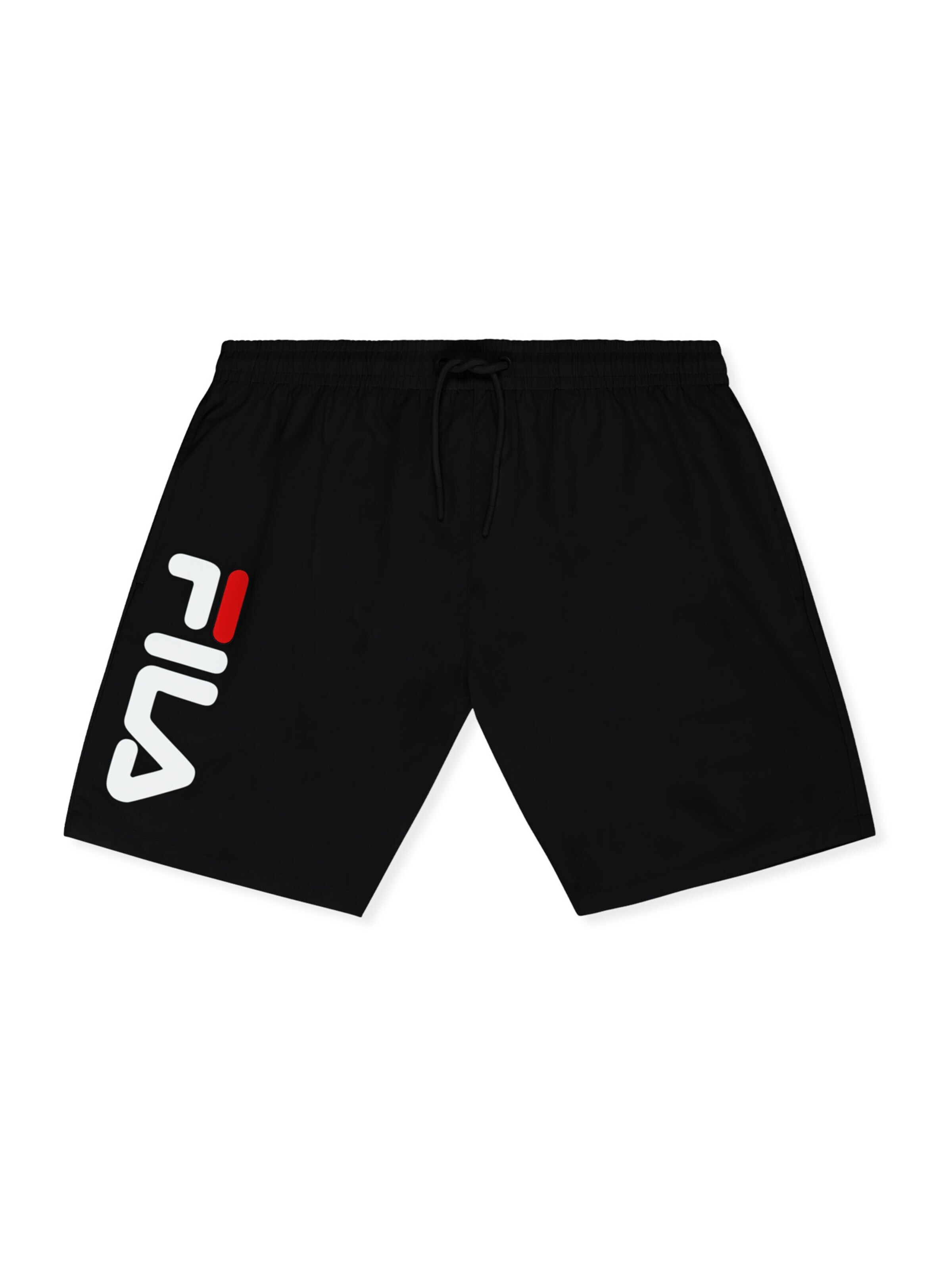 FILA Uimashortsit 'CARAVELLO regular logo beach shorts' värissä musta