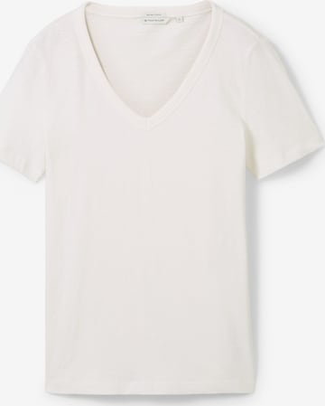 T-shirt TOM TAILOR en blanc : devant