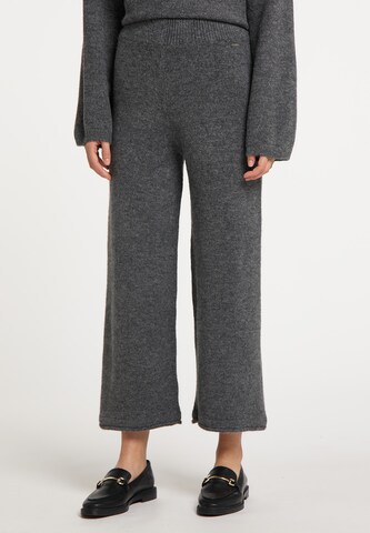 DreiMaster Vintage Wide leg Pants in Grey: front