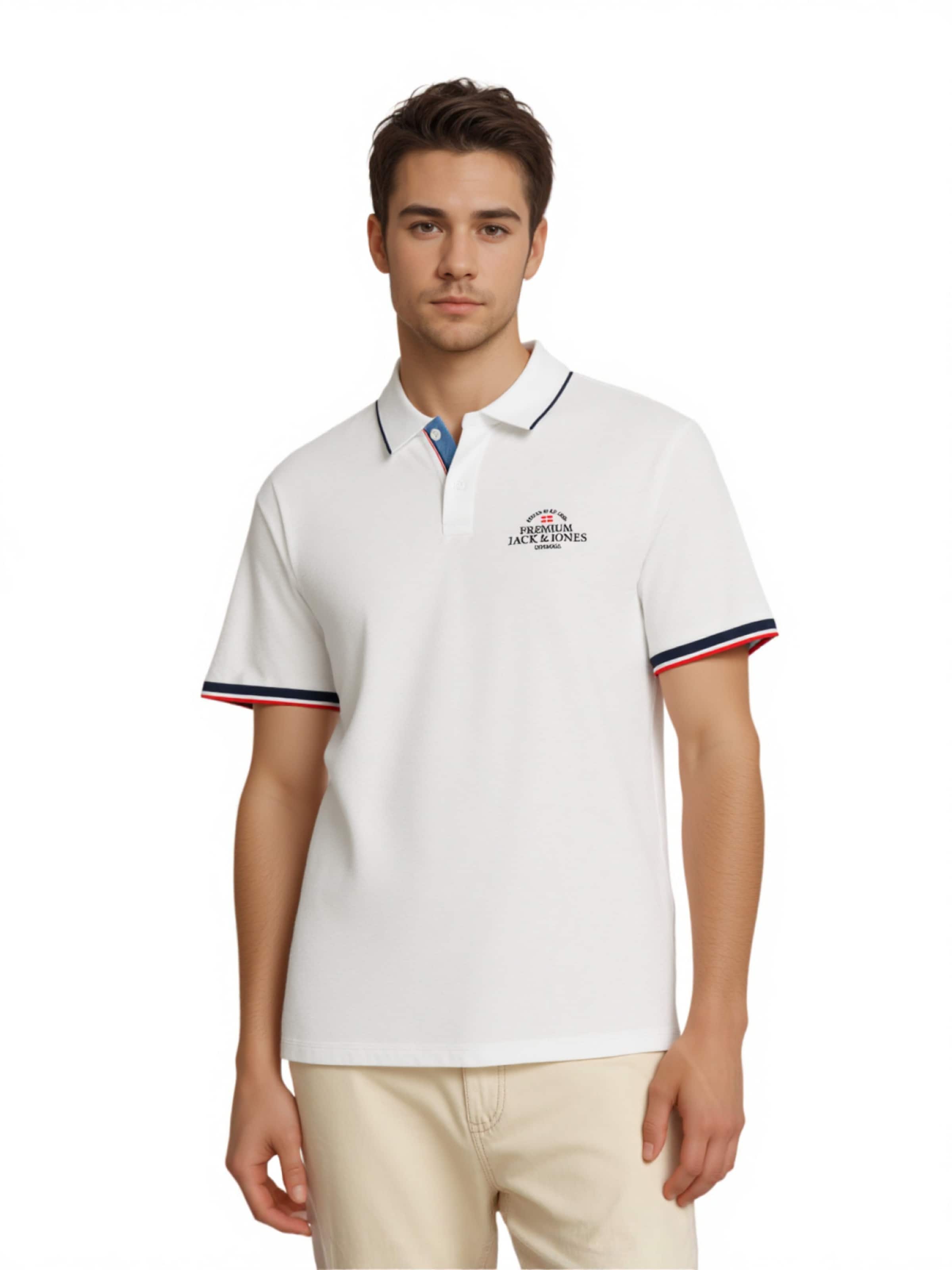 Maglietta 'JPRBLUWave' di JACK & JONES in bianco: frontale