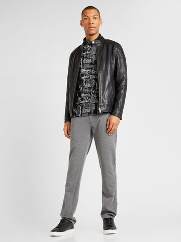 FREAKY NATION Between-Season Jacket 'Gray' in Black