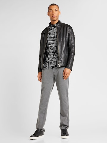 FREAKY NATION Between-Season Jacket 'Gray' in Black