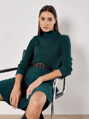 Robe ' ' Apricot en vert