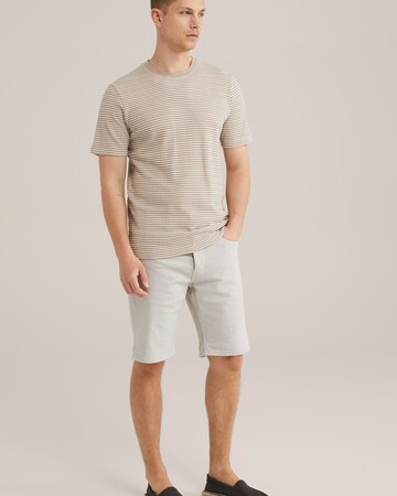 T-Shirt WE Fashion en beige