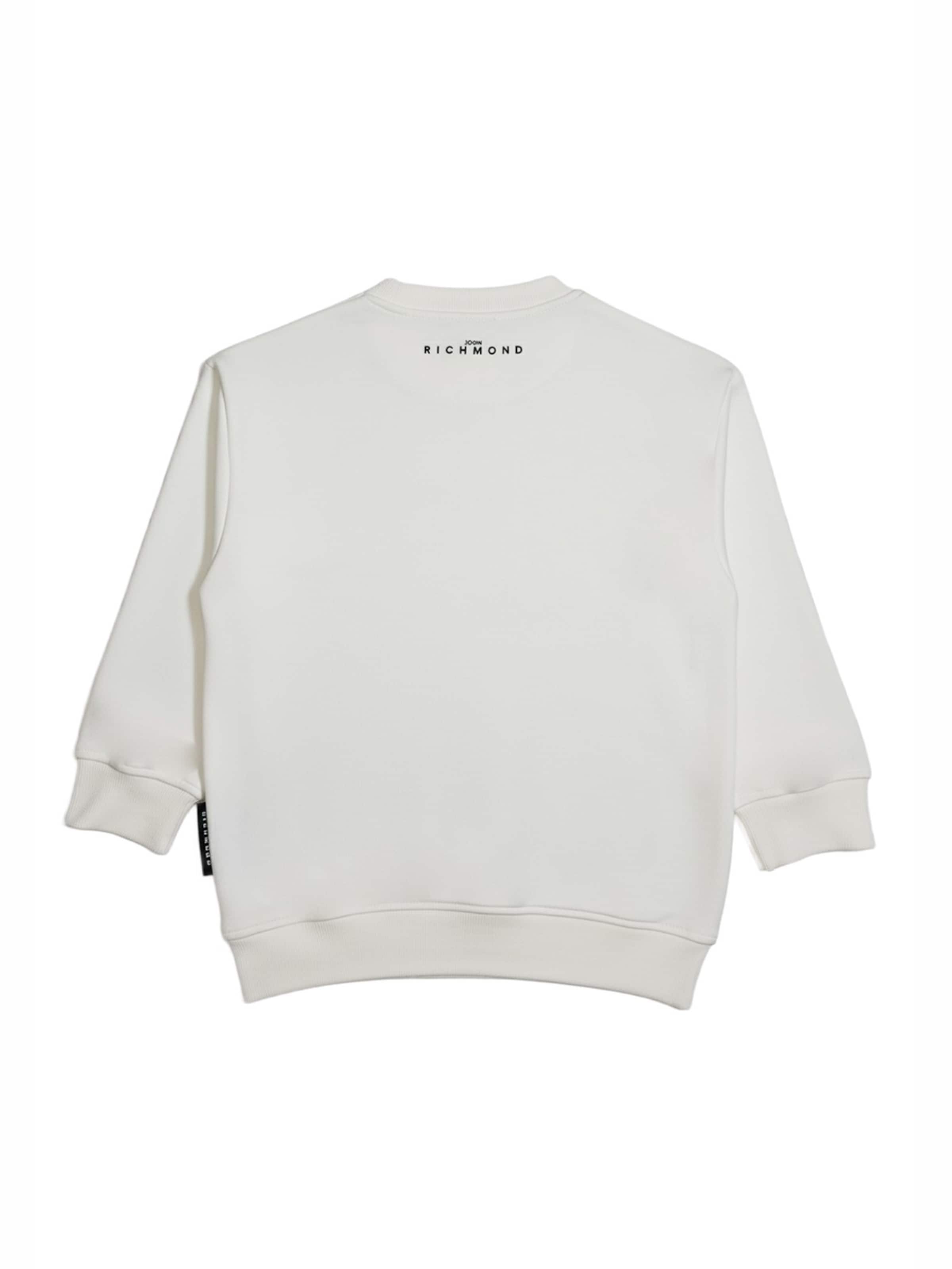 John Richmond Sweatshirt 'Felpa girocollo bianca per bambino' in Wit