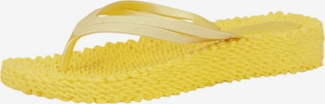 ILSE JACOBSEN Zehentrenner 'Cheerful 13' in Gelb: Vorderseite
