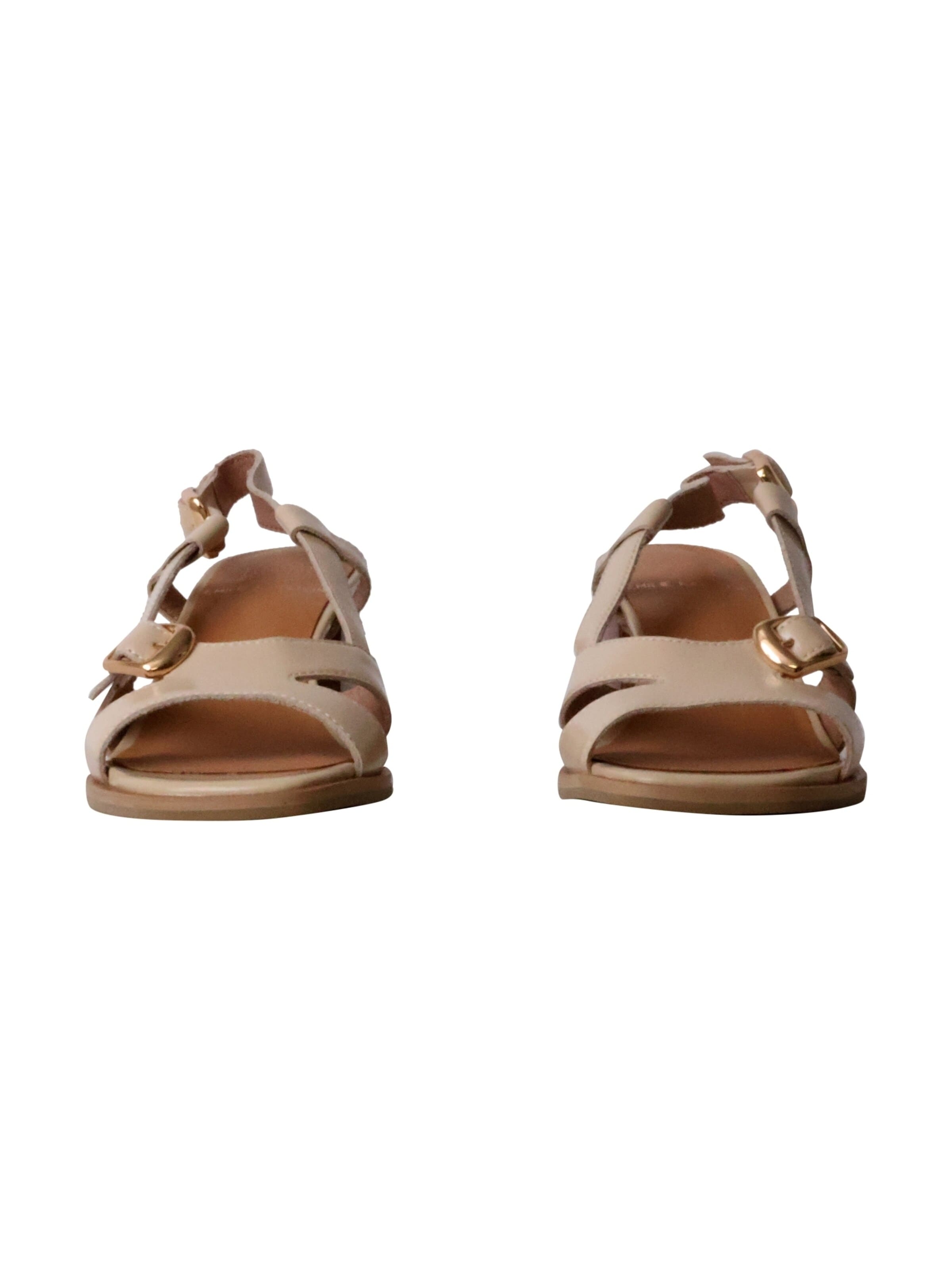 Emilie Karston - Sandalias 'Hawa Leder Absatzsandalen' en beige