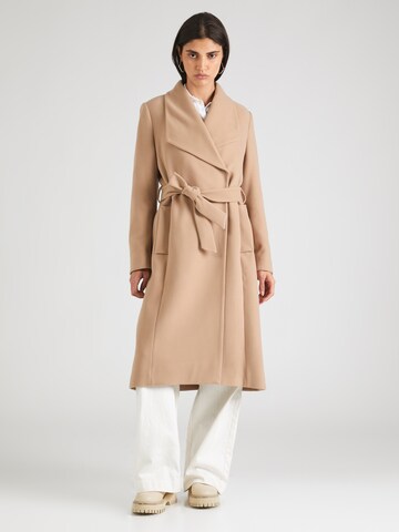 MORE & MORE Between-Seasons Coat in Beige: front