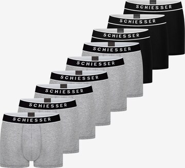 SCHIESSER Boxer shorts '95/5 Cotton' in Silver: front