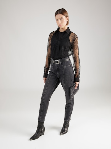 LEVI'S ® Tapered Jeans 'HW Mom Jean Altered' in Black