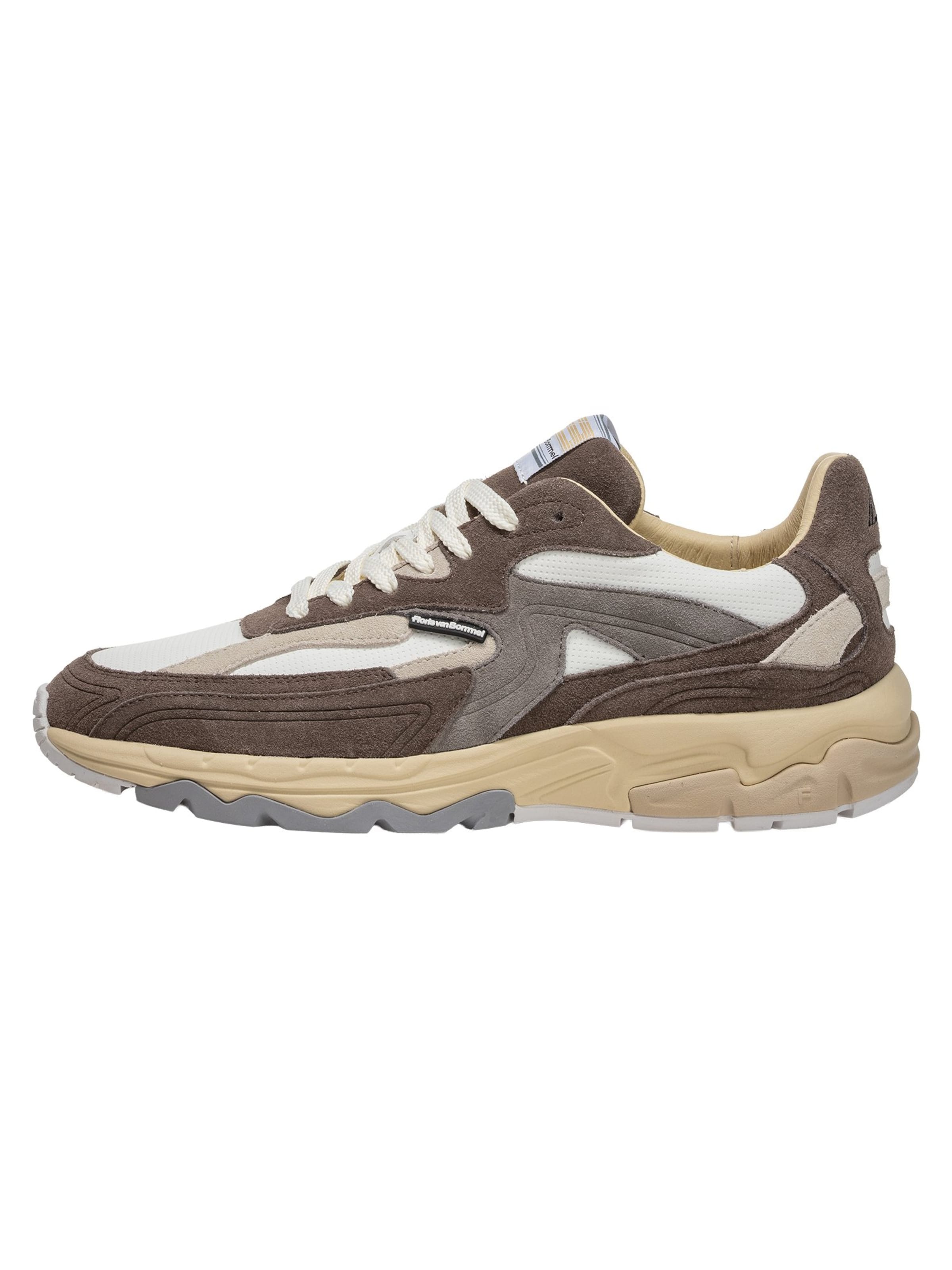 Sneaker bassa 'De Rezer 02' di Floris van Bommel in beige: frontale