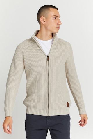 !Solid Knit Cardigan 'Xenos' in Beige: front