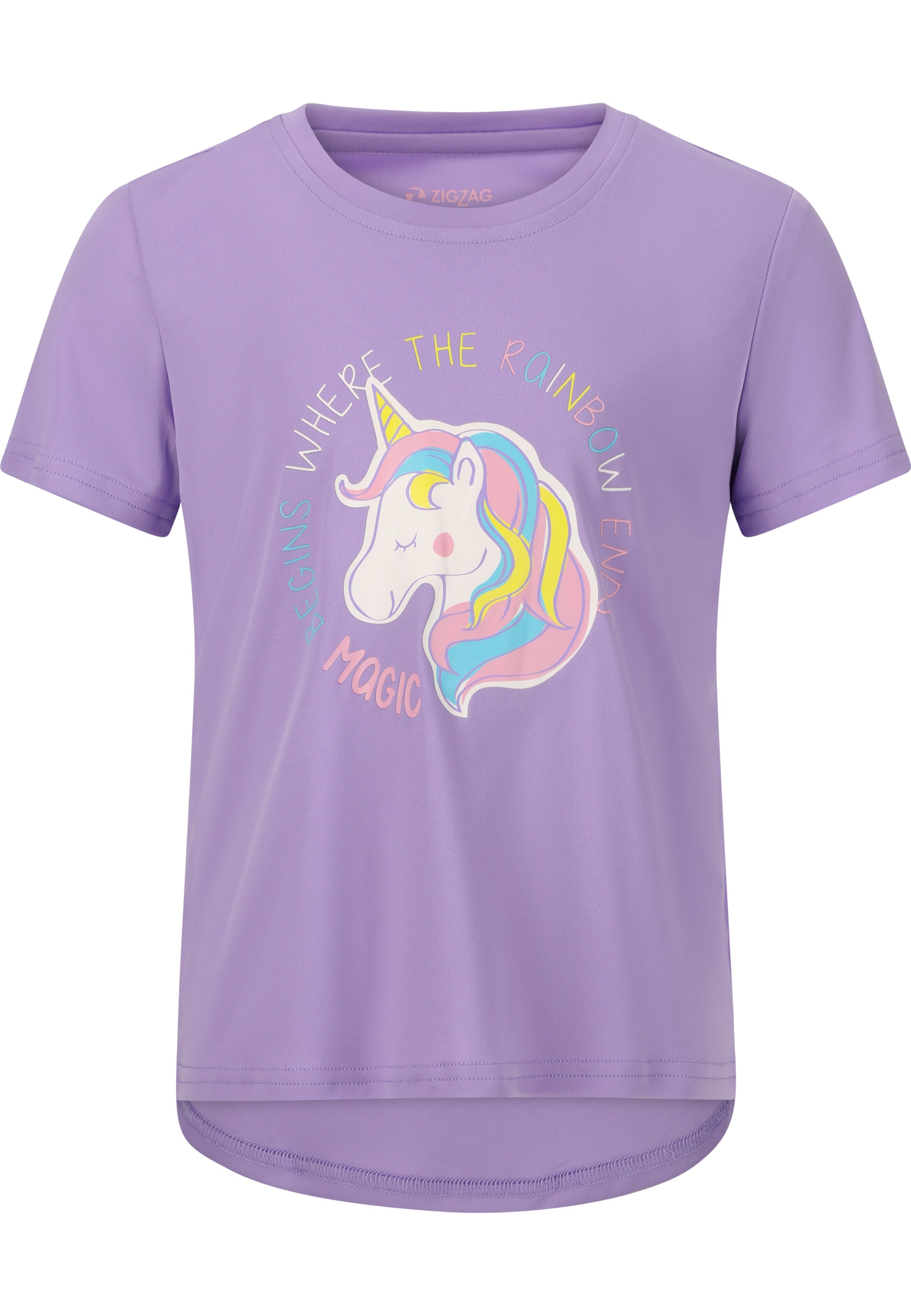 ZigZag Shirt 'Loona' in Purple: front