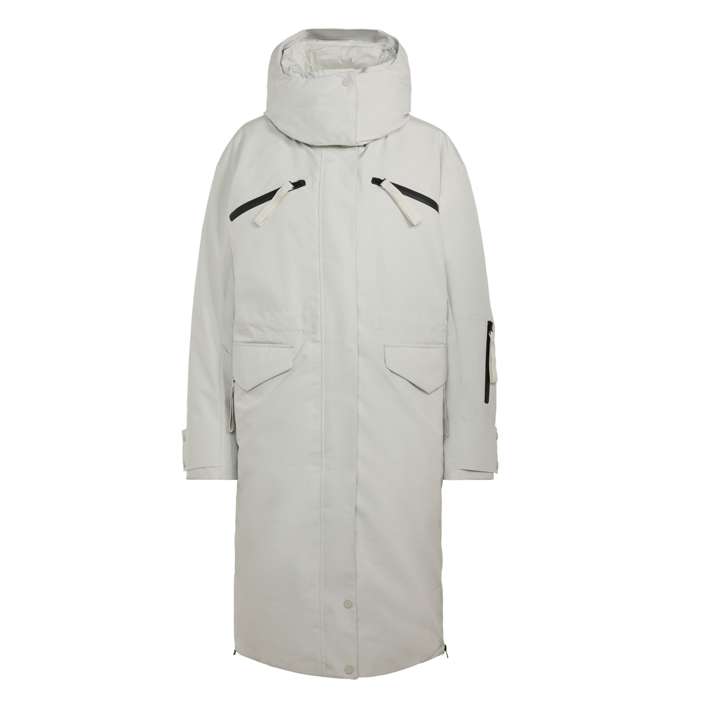 ADIDAS BY STELLA MCCARTNEY Outdoorová bunda – šedá: přední strana