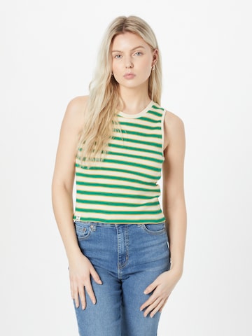 Iriedaily Top 'Mimie' in Green: front