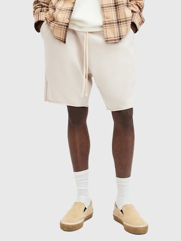 AllSaints Normalny krój Spodnie 'HELIX' w kolorze beżowy: przód