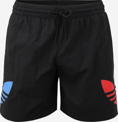 Șorturi de baie ADIDAS ORIGINALS pe albastru / azuriu / roșu deschis / negru, Vizualizare produs