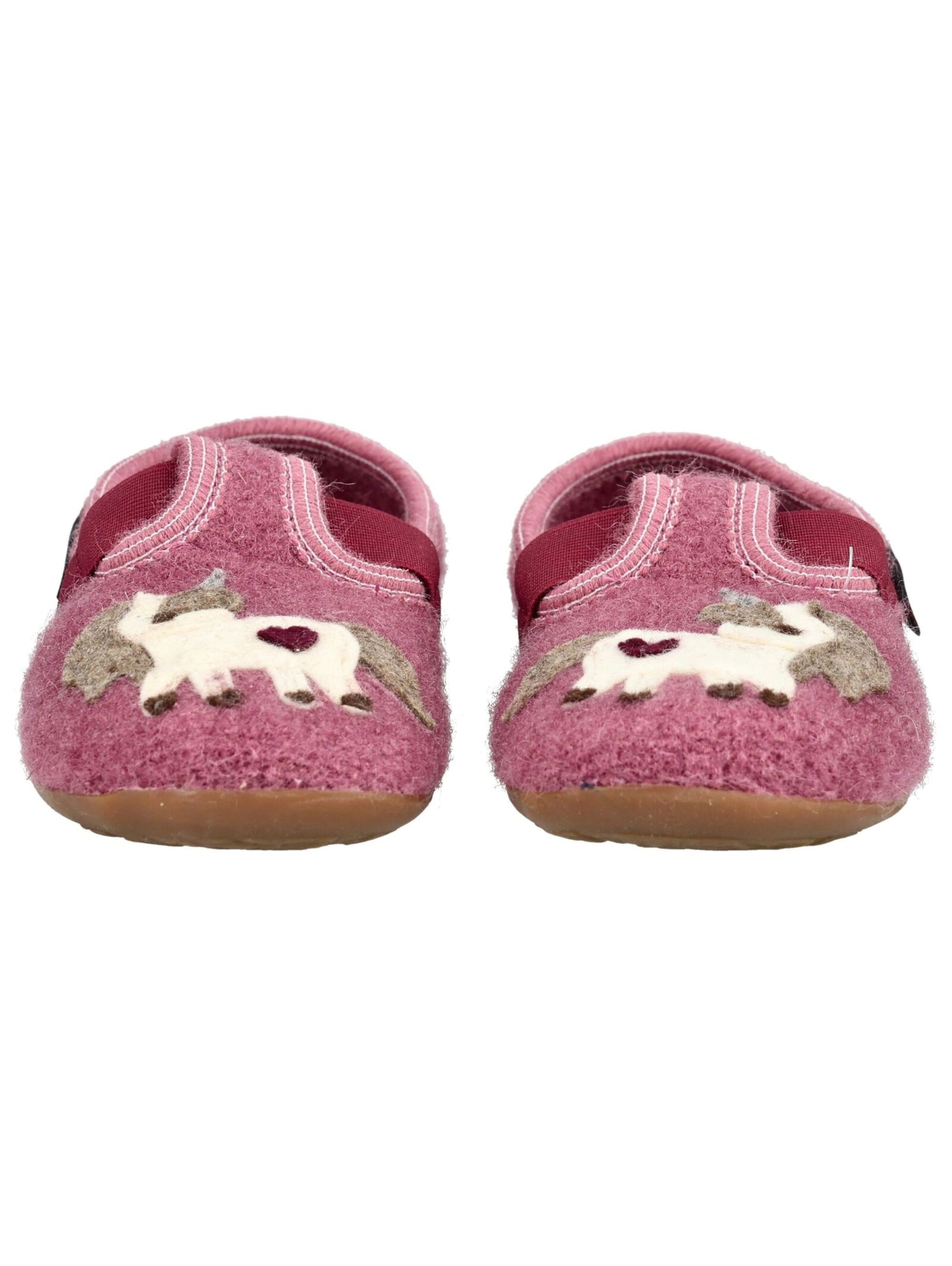 Pantoufle HAFLINGER en rose